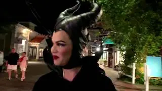 A Midnight Stroll with Maleficent in Ptown