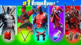 DESAFIO *ALEATÓRIO* do DEADPOOL no Fortnite (Fortnite MARVEL)