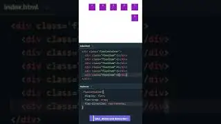 learn CSS flexbox & flex-wrap in 60s 