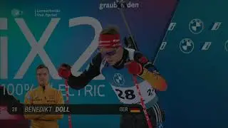 BENEDIKT DOLL SIEG im 10 km Sprint in LENZERHEIDE 2023