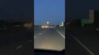 Full moon 🌕 road trip