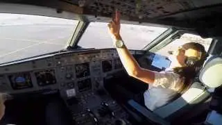 A321 Landing, Tel Aviv LLBG runway 12
