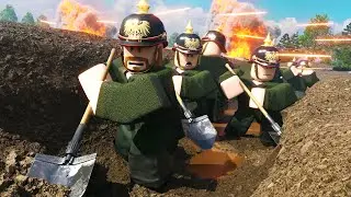 First Ever ROBLOX WW1 Trench Warfare Simulation in Roblox Entrenched War