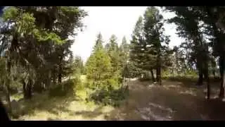SRD250 FPV racing drone flying at the cliffs at 108 Mile. CC3D Atom OpenPilot Acro+.