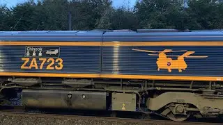 66723 ‘Chinook’ 6C00 Clitheroe Castle Cement  - Carlisle N.Y 14th & 16th October 2024