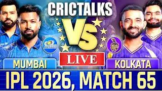🔴 IPL Live Match: MI vs KKR, Live Commentary | IPL 2026, Cricket Live Match Score , 1st Inn