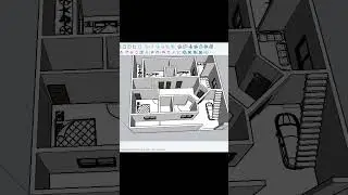 🏠 AutoCAD 2D to SketchUp 3D | Full House Plan Tutorial | SPR Arc