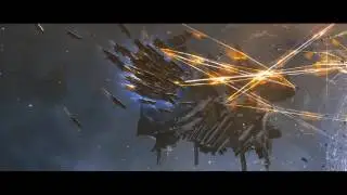 EVE Online - M-O Keepstar Falls