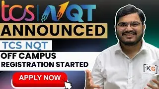 TCS Off Campus Mega Hiring | TCS NQT Announced | TCS NQT Registration | TCS Hiring | TCS Exam Date