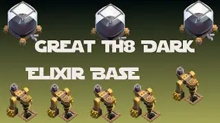TH8 Dark Elixir Farming Base