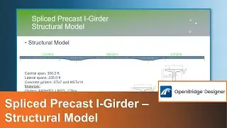 2 1 Spliced Precast I Girder – Structural Model N1
