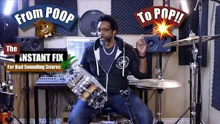 From Poop To POP! 💥 Fix ANY Bad Sounding Snare In Seconds 🤩