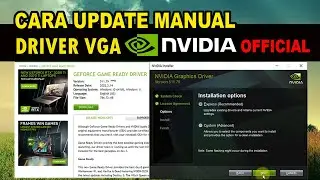 Cara Update Driver VGA NVIDIA Manual | Official Download