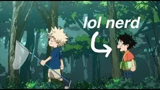deku being a shameless bakugo fanboy