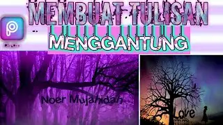 CARA MEMBUAT TULISAN MENGGANTUNG