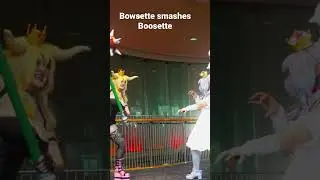 Bowsette smashes Boosette 