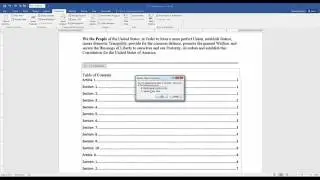 Inserting Page Numbers in Word 2016 for PC