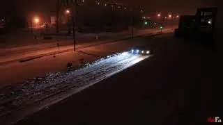 Сравнение света галогенных фар и со светодиодными би-линзами