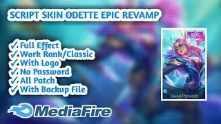 SCRIPT SKIN ODETTE EPIC REVAMP NO PASSWORD || WITH BACKUP FILE