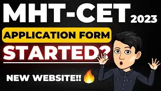 MHT CET 2023 🔥Application Form Process Started? - MHT-CET 2023 😍 Registration Forms | Strategy mhcet