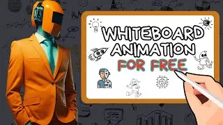 How to Create Hand Writing Animation Video for Free | Whiteboard Animation Video With AI