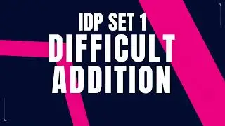 Difficult Addition | IDP Set 1 || Python Coding Tips Tricks || Python IDP || Nxtwave CCBP 4.0 Telugu