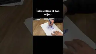 The intersection of a cone and a cylinder | Sketch #8 /  