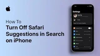How to Turn Off Safari Suggestions in Search on iPhone