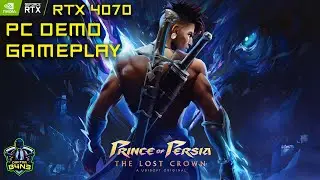 Prince of Persia the Lost Crown 30 minutes pc free demo gameplay RTX 4070 1440p ULTRA PC Gameplay