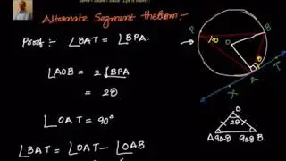 Circles- Alternate segment theorem proof