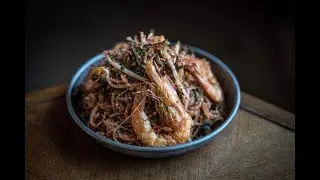 Abby Lee's Kerabu Glass Noodles with Grilled Prawns