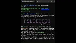 Password generator for brute forcing