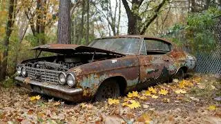 A Man Completely Restores an Abandoned Chevrolet