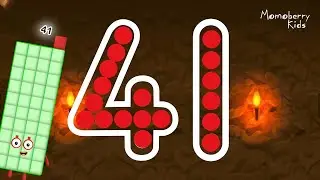 Numberblocks 41 Magic Run - Numberblocks Fourty One Adventure | Number Counting Go Explore