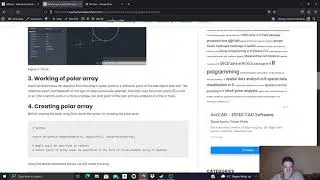 Polar arrays in AutoCAD with pyautocad Python