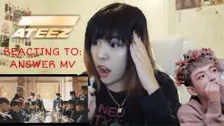reacting to ateez's answer mv