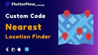 Get Nearby Location In Flutter  Using GeoLocator Custom Code | FlutterFlow Custom Action