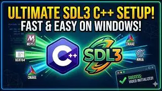 C++ Game Development: Installing SDL3 & CMake on Windows (UCRT64) - Vcpkg Alternative