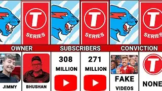 MrBeast VS T-Series Shocking Challenges Comparison