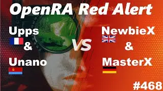 OpenRA Soutcast #468: Upps & Unano versus NewbieX & MasterX Part III [Red Alert]