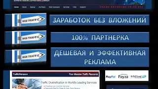 Проект TrafficMonsoon, полный отчет. Заработок без вложений.