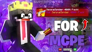🔥SenpaiSpider Texture Pack For Minecraft MCPE/PE🤯