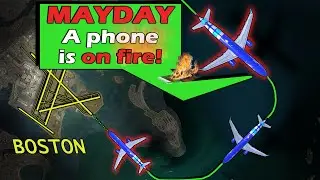 PHONE CAUGHT FIRE ONBOARD | Jetblue Crew Praised for their Job!