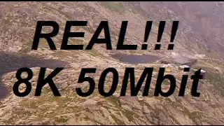 [FULL UTRA HD] 8K High Tatras tarns real 50Mbit high quality video Slovakia