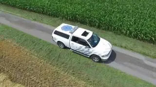 RAM 1500 drone landing pad