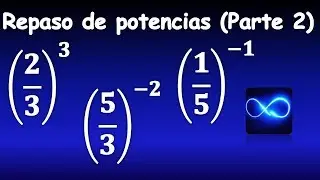 40. Review of powers (Part 2): fractions with negative and positive exponents