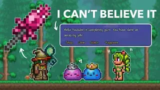 How I Got a ROD OF DISCORD And PURIFIED My Whole Terraria World! (in master mode)