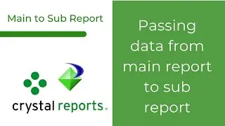 how to pass data to main report from Sub report in crystal report