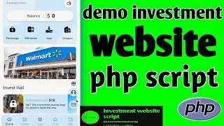 Demo investment website script php @