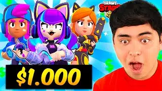 Cuenta de 1$ vs 1,000$ en Brawl Stars! 🤑🔥